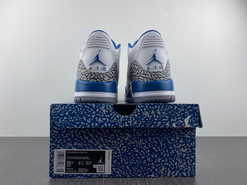 Air Jordan 3 ??Wizards??April 29, 2023  CT8532-148